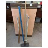 YARD STICKS, SWEEPER, DESK BLOTTER