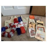 AMERICAN FLAG DECORATIONS, CRAFT BOOKS