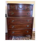 ANTIQUE DRESSER WITH 5 DRAWERS, 35X20X49, MATCHES