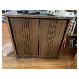 WOOD 2 DOOR CABINET