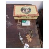 VIVANI WATCH, ESTEE LAUDER COMPACT, KEY, TIN