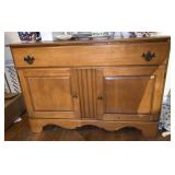 SCRAWFORD FURNITURE SOLID WOOD SIDEBOARD, BUFFET