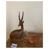 ALFRED BARBINI MURANO GLASS BIRD, HAND CARVED