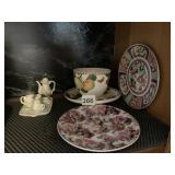 MINI TEA SET, TEACUP SAUCER, DECORATIVE PLATES