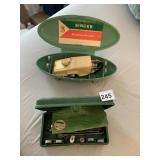 2 SINGER BUTTONHOLERS