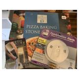 PIZZA STONE, SMOKE ALARM/CO2 DETECTOR, COFFEE
