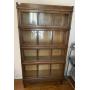 MACEY 35-8 GLASS FRONT STACKED BOOKCASE, MISSING