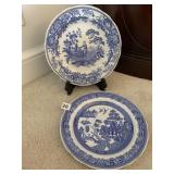SPODE PLATES, EASEL