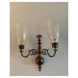 BRASS WALL SCONCE