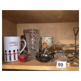 HARRODS MUG, TINS, ETC.