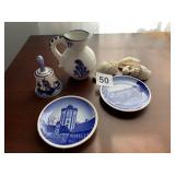 DENMARK MINIATURE PLATES, DELFT BELL, MINI