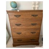 RANCH OAK DRESSER 4 DRAWER 44 H X 34.5 W X 19 D