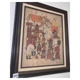 PAINTING ON CLOTH BY DAVIDMLOOLO 23.5 X 19