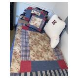 BLANKET FULL SIZE WITH MATCHING PILLOWS, ETC.