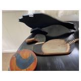 WOODEN DUCK, BIRDS, ETC.