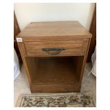 RANCH OAK END STAND 1 DRAWER 23 H X 19 W X 19.5 D