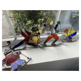 STAIN GLASS SKIERS, FROSTY