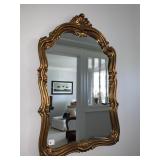 MIRROR GOLD FRAME WOOD 33