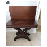 GAME TABLE 29" H X 35.5" W X 17.5" D FOLDED 35"