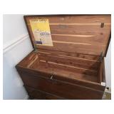 CAVALIER CEDAR CHEST WITH DRAWER ON BOTTOM & KEY
