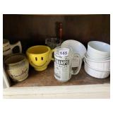 MUGS, GLASSES, BOWLS