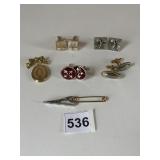 GROUP OF MENï¿½S CUFF LINKS SWANK OTHERS