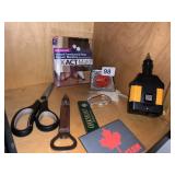 TAPE MEASURE, SCISSORS, ETC.