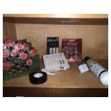 TIN BASKET, AIR FRESHENER REFILLS, MASONRY DRILL