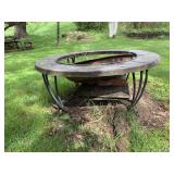 FIRE PIT, SOME RUST/DAMAGE AS PICTURED