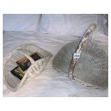 WICKER BASKETS WITH BOOKS