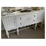 WHITE WASHED SERVER 36 H X 66 W X 20 D