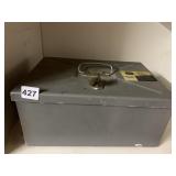 STRONG BOX WITH KEY