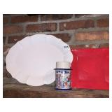 SERVING TRAY PORTUGAL, SQUARE PLATE, VASE