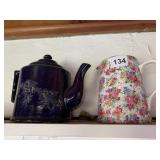 TEA POT, PITCHER LORD NELSON POTTERY