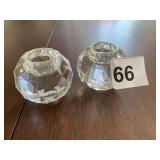 SWAROVSKI CHRYSTAL CANDLE HOLDERS
