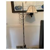 FLOOR LAMP WROUGHT IRON, 61" H