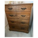 RANCH OAK DRESSER 4 DRAWER 44 H X 34.5 W X 19 D