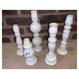 WOODEN CANDLE STICKS