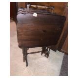 ETHAN ALLEN TRAY TABLES SOME SCRATCHES