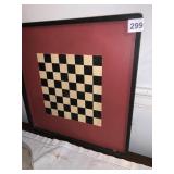 CHECKER/CHESS BOARD