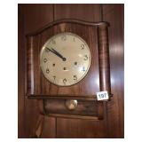 CLOCK MADE IN GERMAN, WITH KEY