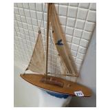 WOODEN SAILBOAT
