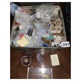 BEADS, THREAD TO MAKE JEWELRY