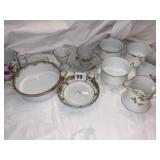 LOUIS BAVARIA TEACUPS, NIPPON CREAMER, ETC.