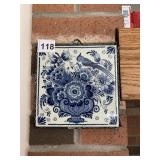 BLUE FLORAL TILE