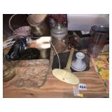 VINTAGE PLUG IN WINDOW CANDLE, JAR, GLASS BOTTLE,