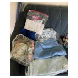 CURTIAN AND TABLE CLOTHS ETC.