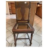 SOLID WOOD CHAIR NO SEAT