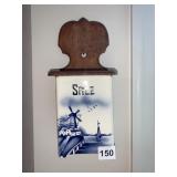 WALL POCKET SALT CELLAR, RUG BEATER