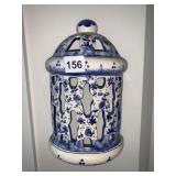 DECORATIVE WALL POCKET SIGNED INSIDE